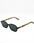 SWT Lido rectangular sunglasses, black front detail