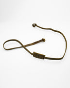 SWT brown leather sunglasses strap, full-grain buffalo leather, hand-stitched